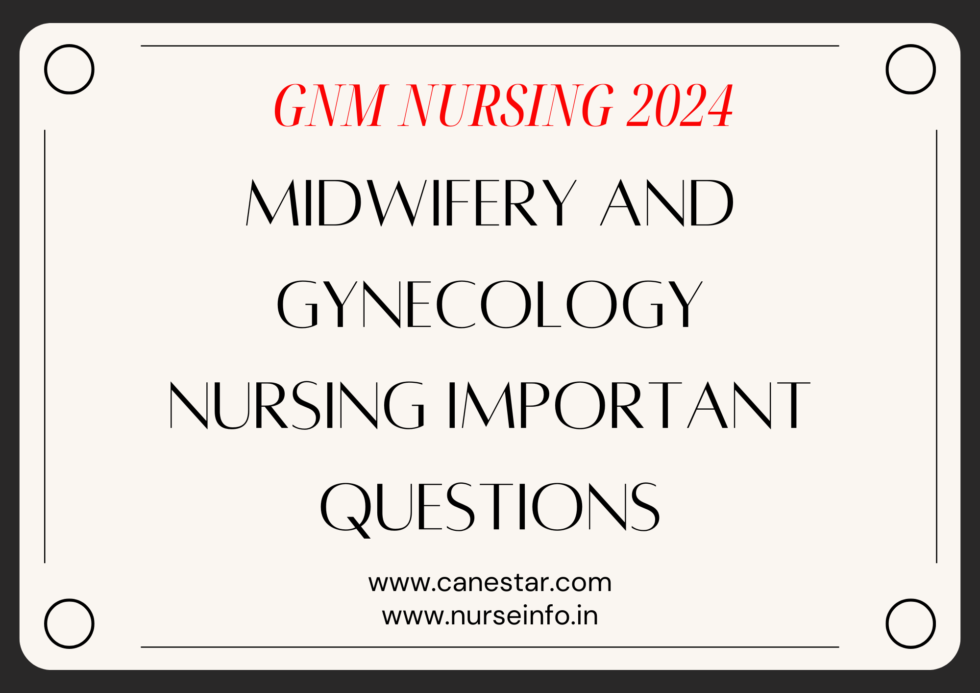 Midwifery And Gynecology Important Questions Journey Of Nurse Begins