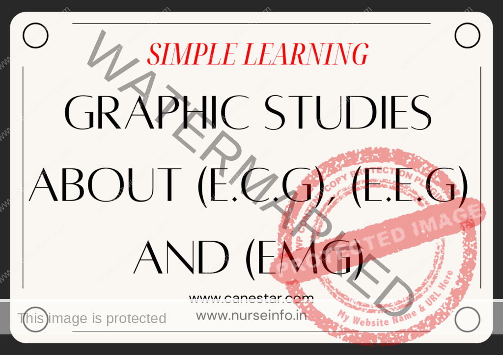 Graphic Studies about (E.C.G), (E.E.G) and (EMG)