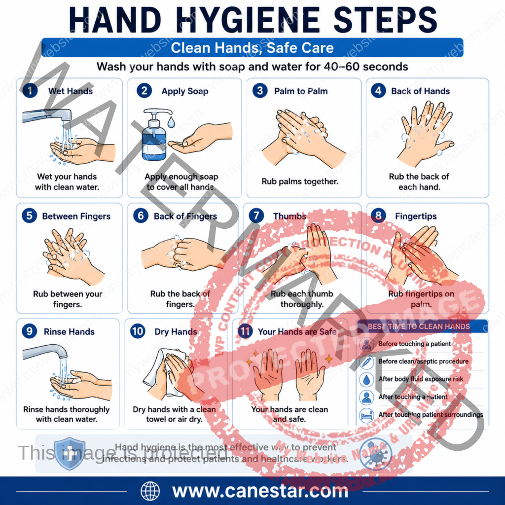 hand hygiene steps infection control important questions | canestar 