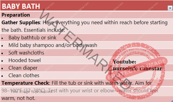 bath bath procedure