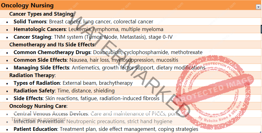 Oncology Nursing