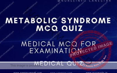 METABOLIC SYNDROME MCQ QUIZ