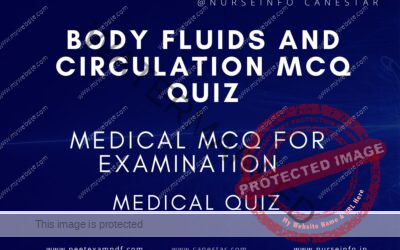 BODY FLUIDS AND CIRCULATION MCQ QUIZ