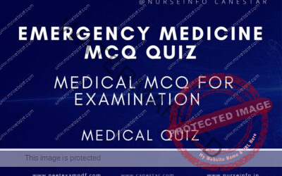 EMERGENCY MEDICINE MCQ QUIZ