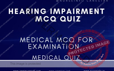 HEARING IMPAIRMENT MCQ QUIZ