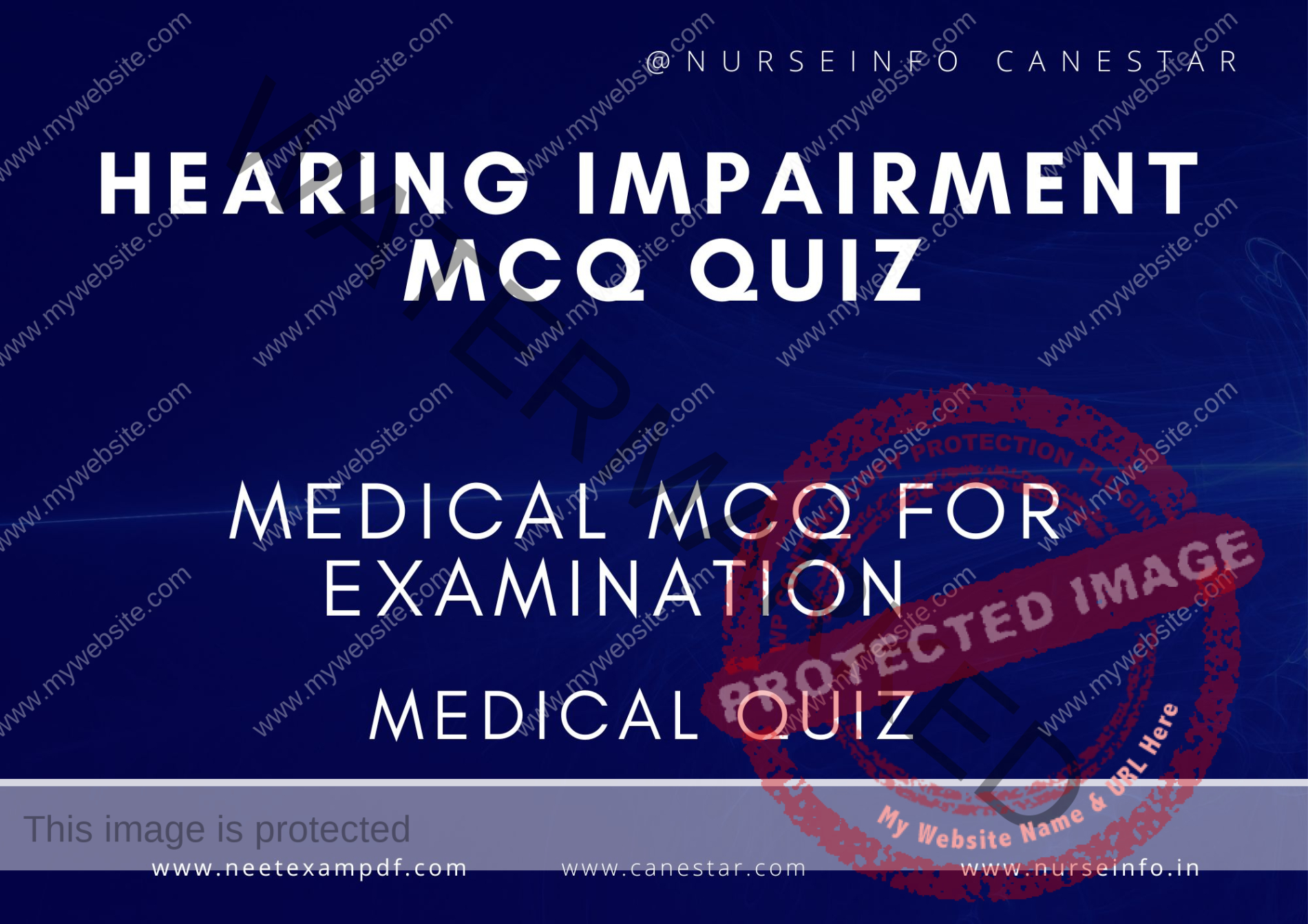 MULTIPLE CHOICE QUESTIONS ON HEARING IMPAIRMENT PRACTICE QUIZ - MCQS WITH RATIONALE ANSWER - HEARING IMPAIRMENT MCQ QUESTIONS WITH RATIONALE