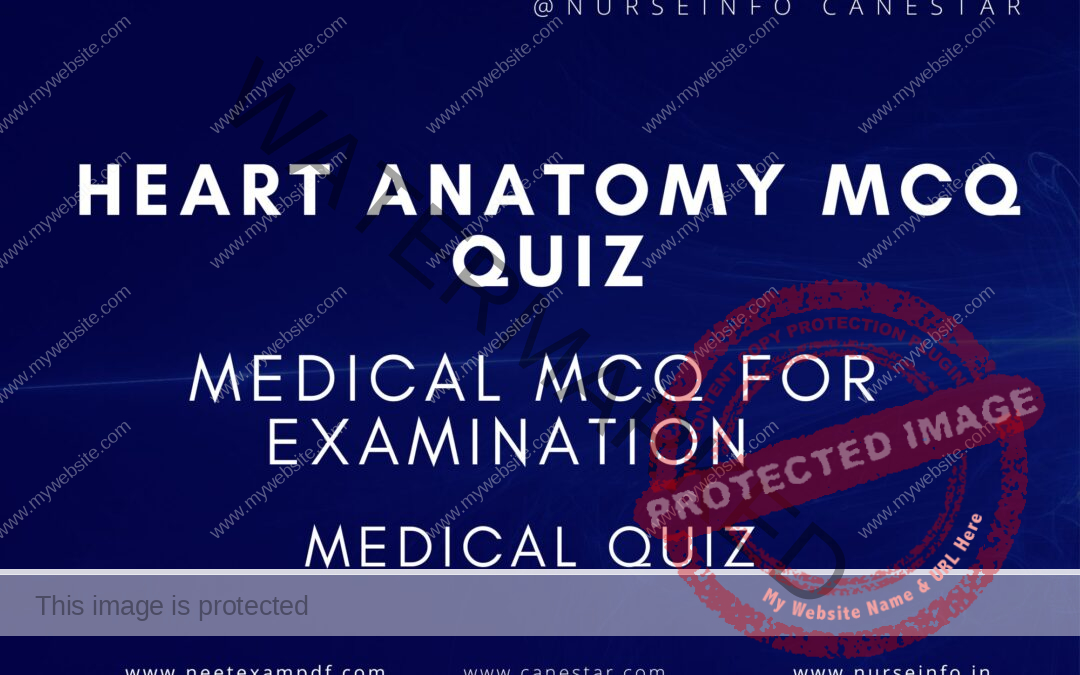 HEART ANATOMY MCQ QUIZ 