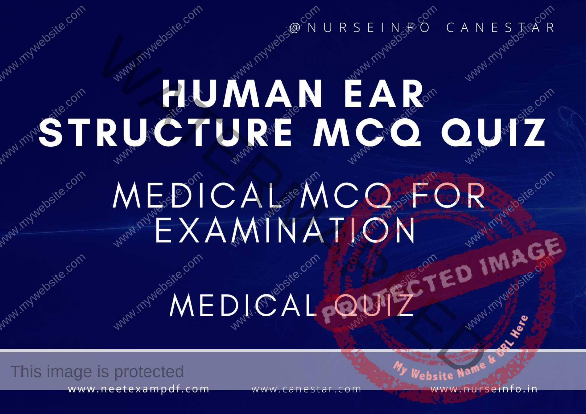 MULTIPLE CHOICE QUESTIONS ON STRUCTURE OF HUMAN EAR QUIZ - MCQS WITH RATIONALE ANSWER - HUMAN EAR MCQ QUESTIONS