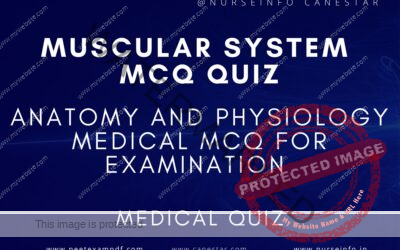 MUSCULAR SYSTEM MCQ QUIZ