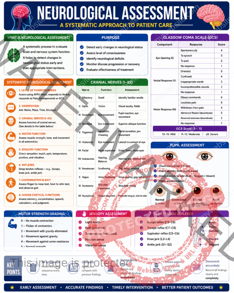 neurological assessment note for quick guide