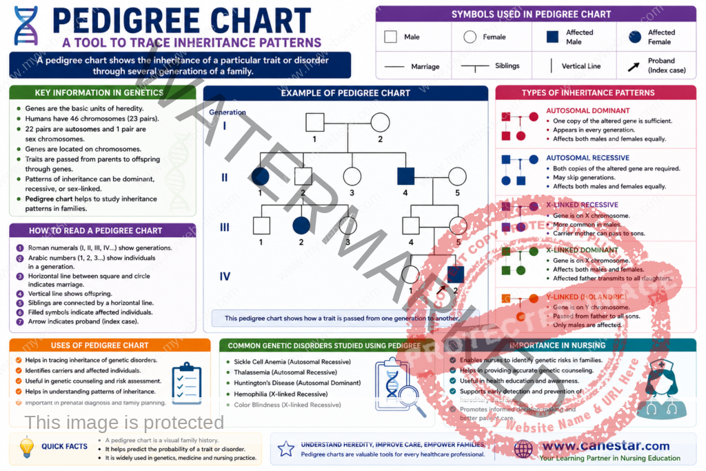 pedigree chart notes | genetics notes