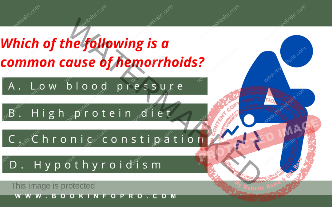 Hemorrhoids MCQ and Quiz