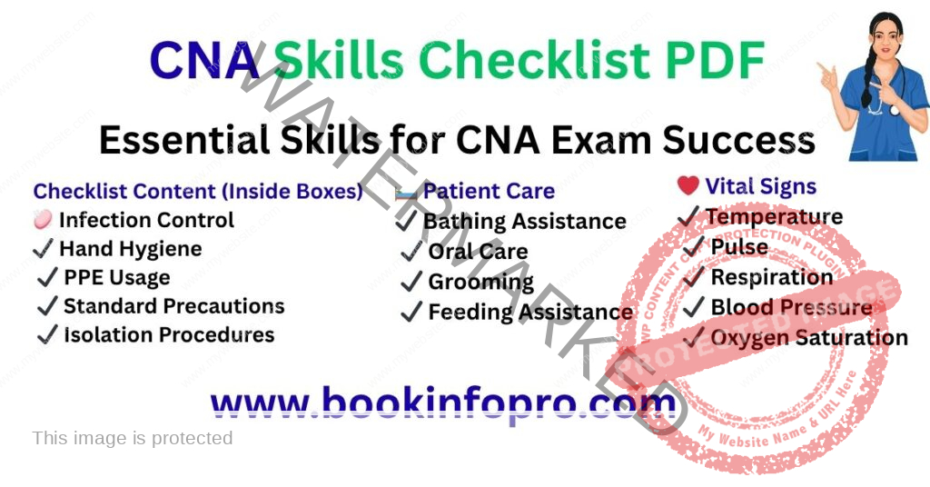 CNA Skills Checklist PDF | Canestar | Bookinfopro